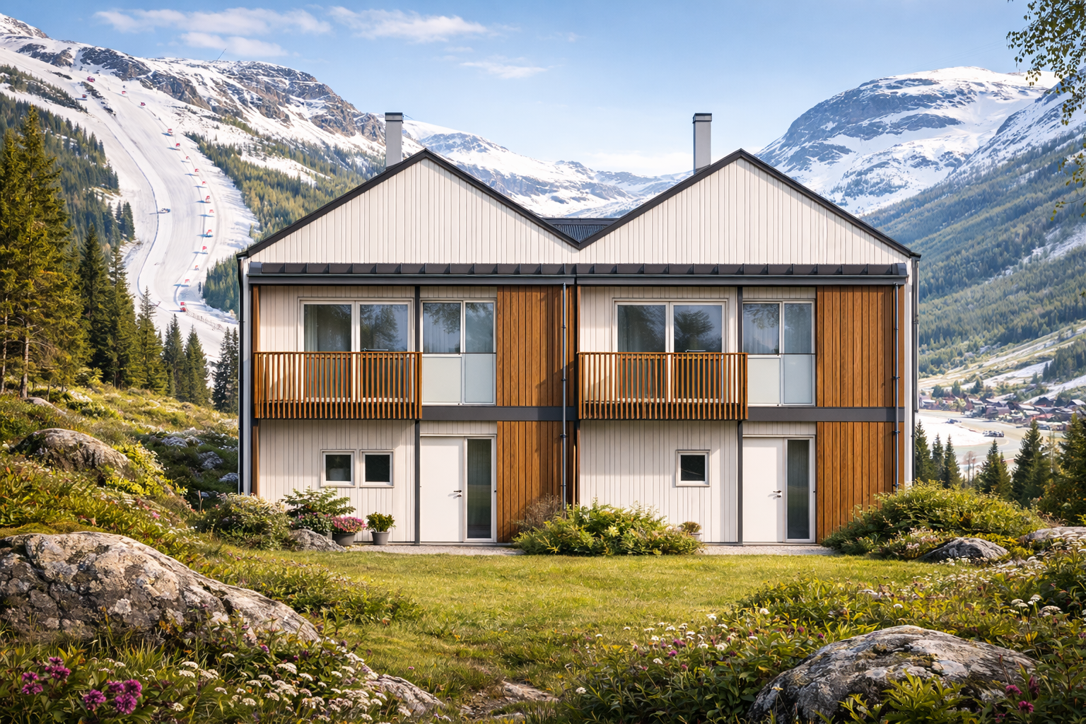 Tomannsbolig-parhus Werner