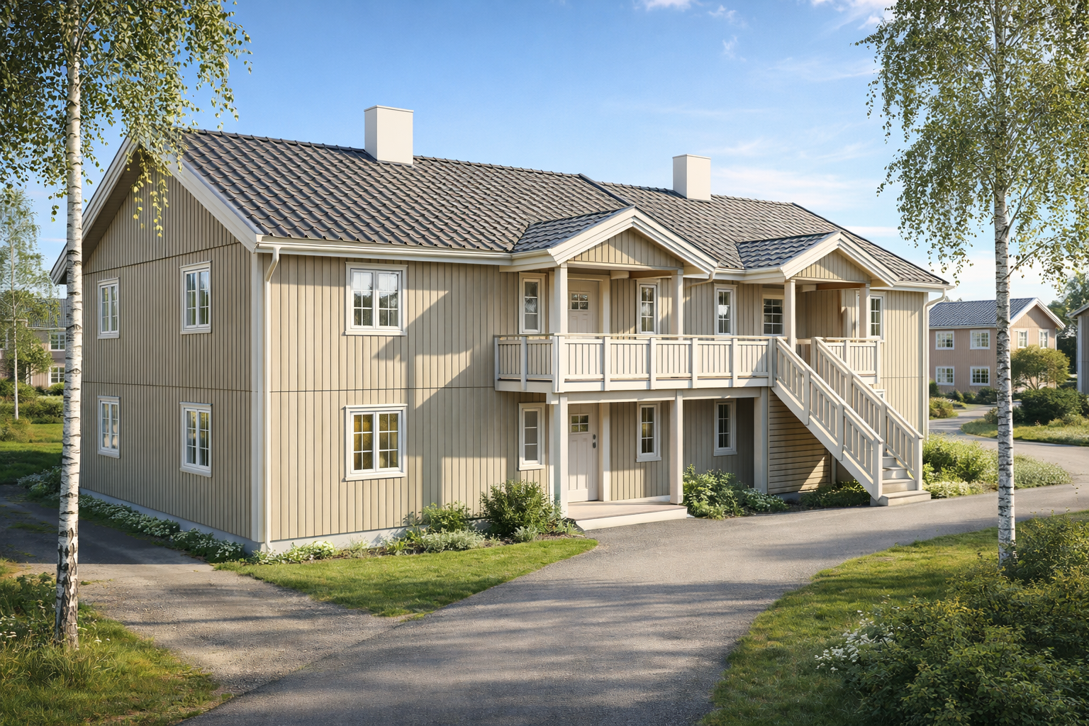 4 familjs hus i rekke Mörbylånge 304