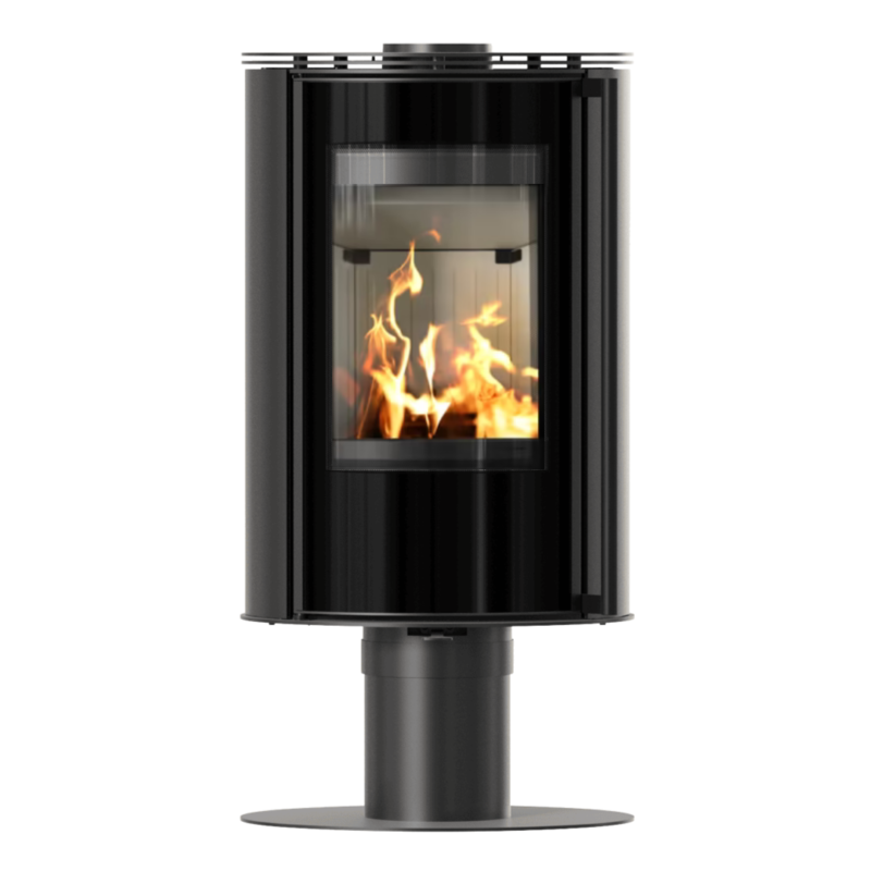 Energieffektiv braskamin med modern och minimalistisk design